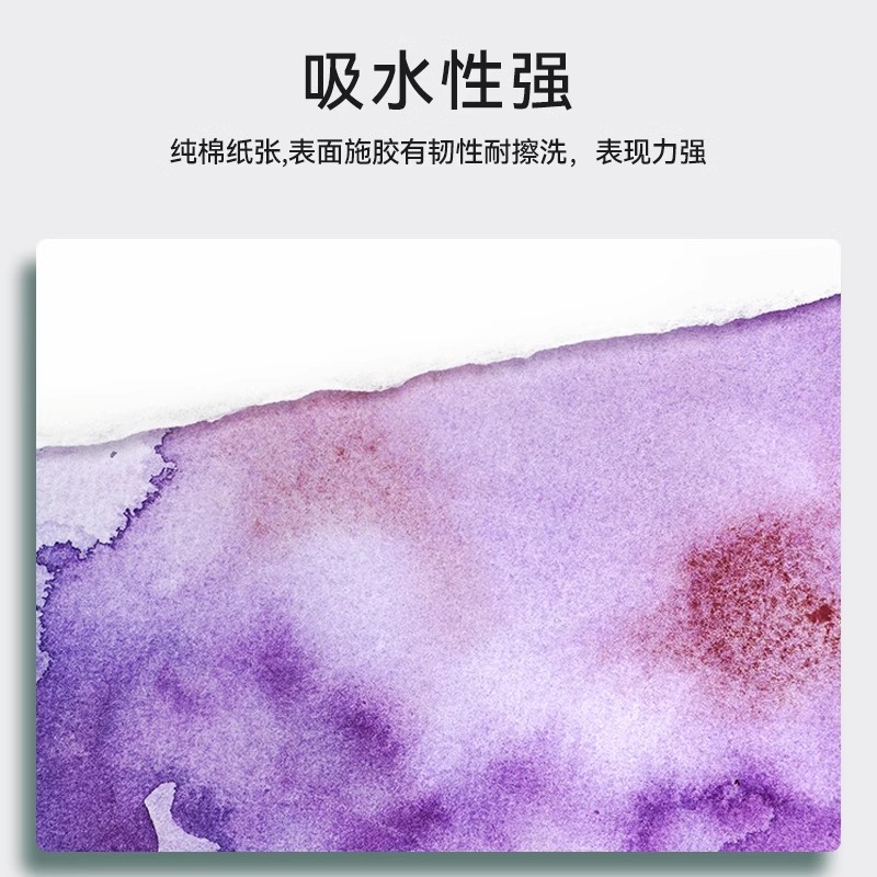 UK gets more for the watercolor paper of Canson New Morland Art Student Special 300g Full Cotton Pulp Watercolor Paper 