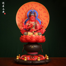 新款樟木木雕爱染明王摆件实木雕刻唐密金刚真言宗家居客厅装饰品