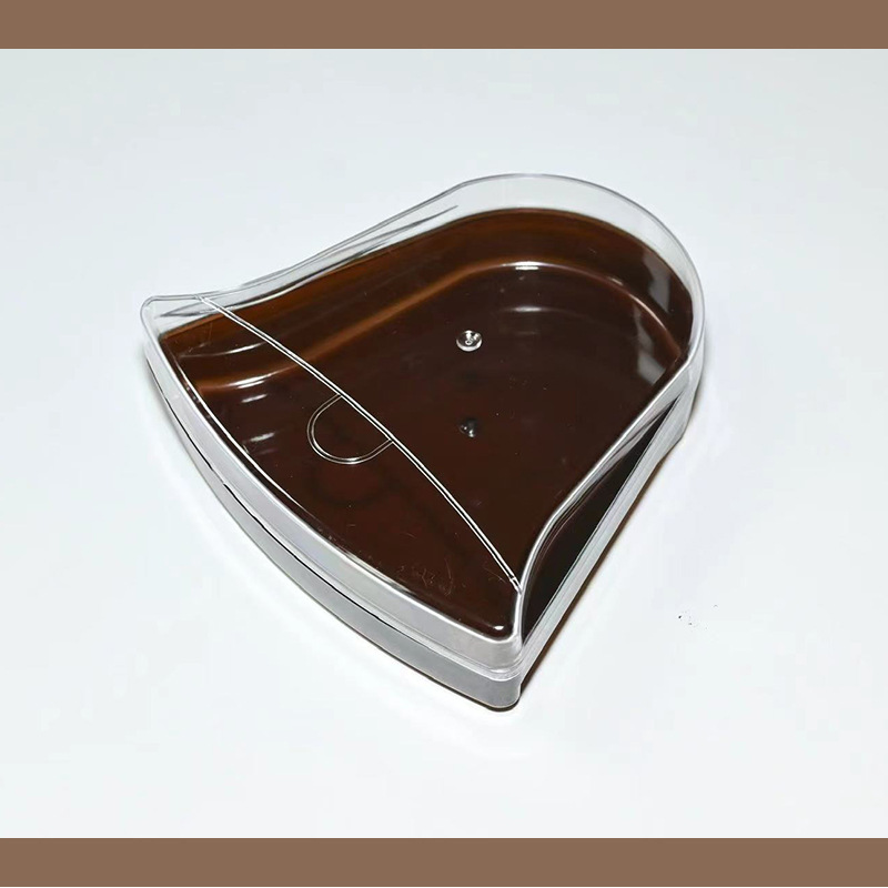 Caja de plástico en forma de campana de Navidad de 5 cápsulas, chocolate, bola de golosinas, dulces de boda, caja de regalo, caja de plástico