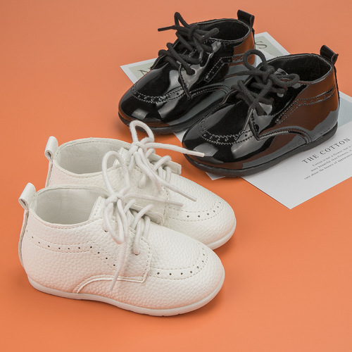 New Cross-border Baby Shoes, Small Leather Shoes, Soft Sole, Non-slip Infant Shoes, Baby Walking Shoes