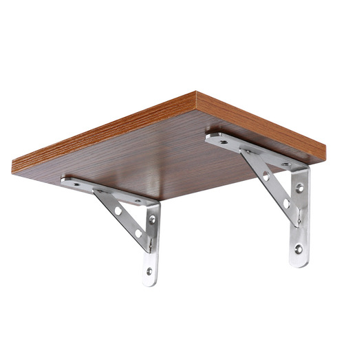 Stainless steel triangle bracket wall bracket load-bearing wall fixed shelf bracket partition support tripod storage rack