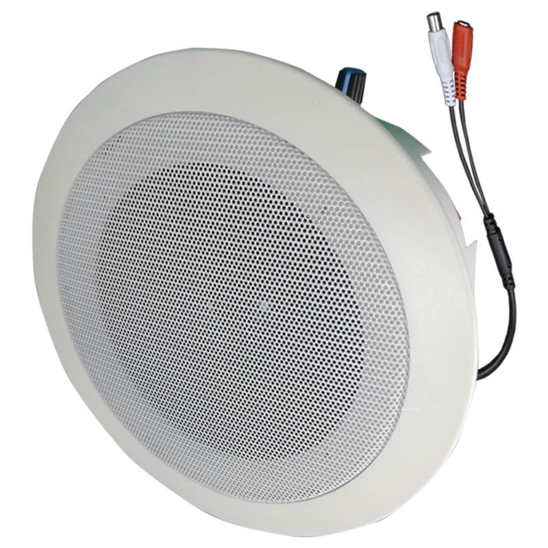 5W Mono Ceiling Speaker W/ Built-In Amp for Pa/Surveillance