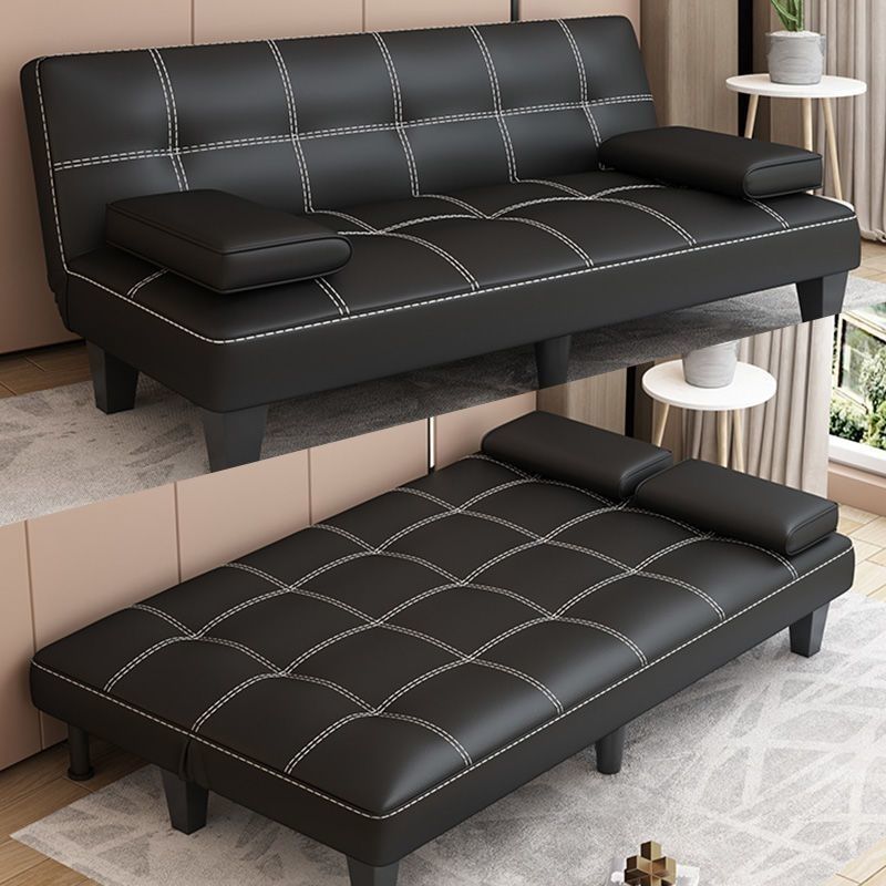 Foldable Simple Lazy Sofa Rental House Living Room Apartment Small Apartment Office Double Seat Dual-Purpose Sofa Bed