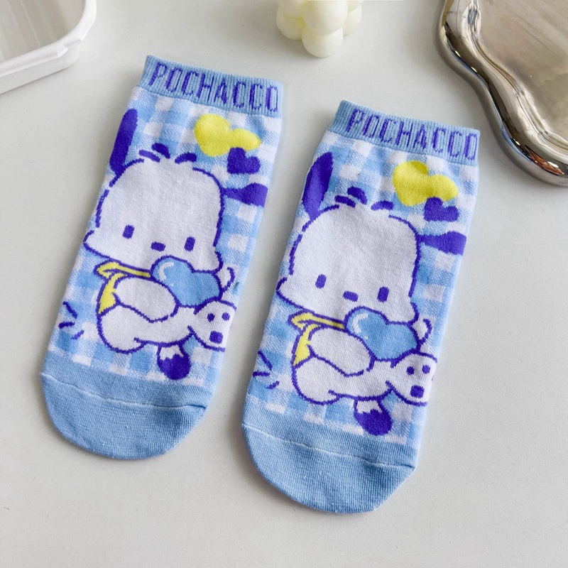 Японские новые мультяшные носки для детей, милые щенята, прядение хлопок носки по-корейски версия 200n, женские чулки для внешней торговли