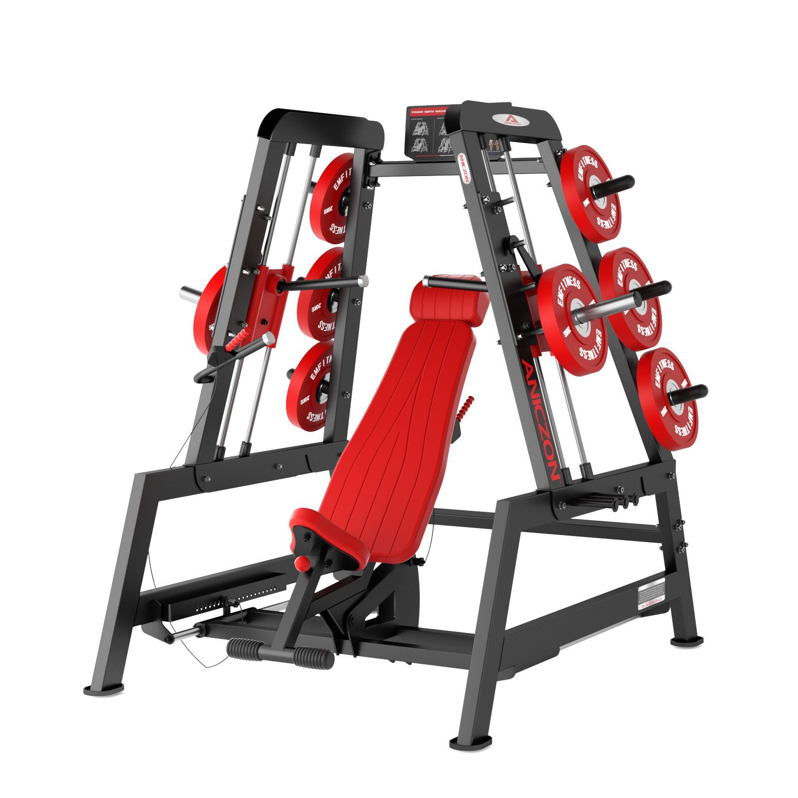 entrenador de cuclillas de tiburón máquina de cuclillas libre comercial dispositivo de fuerza de cadera y pierna multifuncional integrado equipo de fitness Hummer