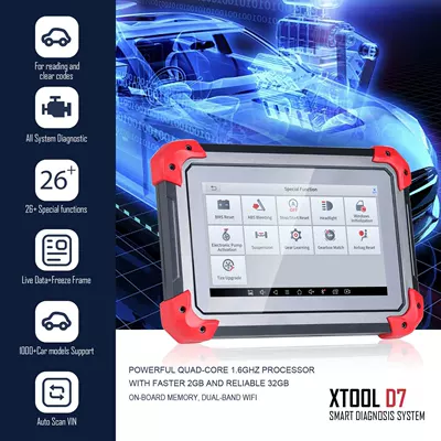 XTOOL D7 automobile Avtomobil diaqnostika alətləri