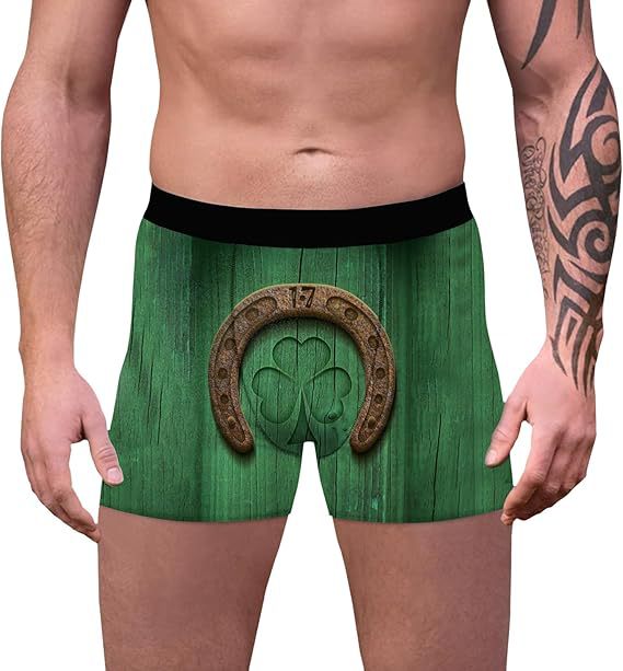 2025 Europa y América nueva moda casual trébol de cuatro hojas pantalones cortos de cuatro esquinas para hombre MP01