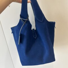 现货Polo菜篮子包2025新款磨砂牛皮水桶包单肩斜挎手提托特女包潮