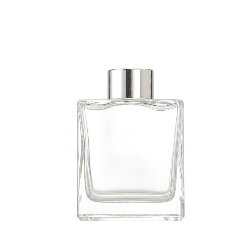 Botella de fragancia cuadrada de color 50ml 100ml botella de fragancia hotel adorno botella de fragancia de alta calidad de caña flor seca botella