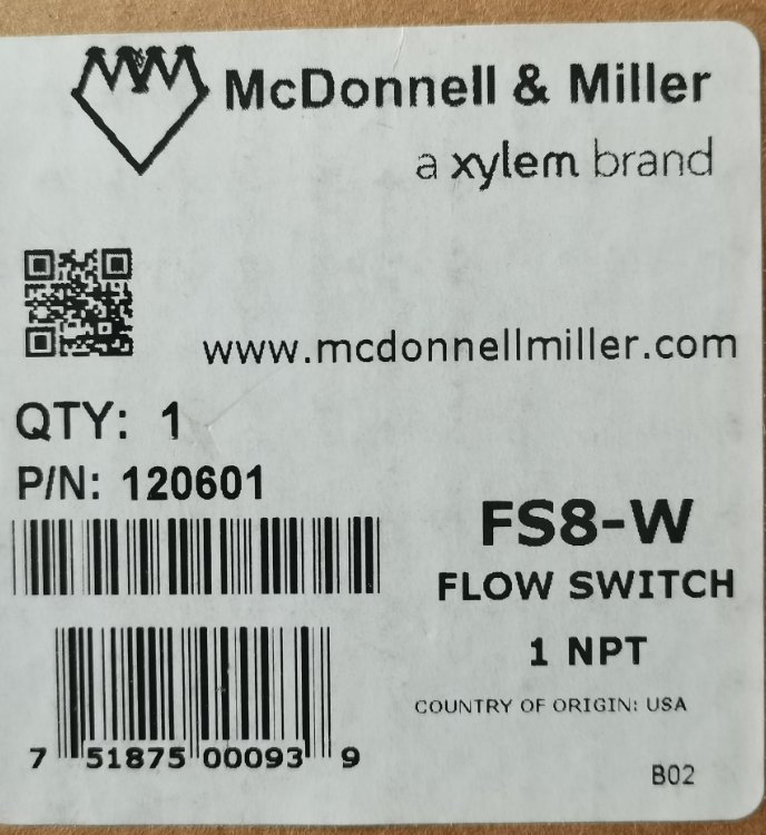 美国McDonnell&Miller流量开关FS8-W压力传感器 编码器 原装正品