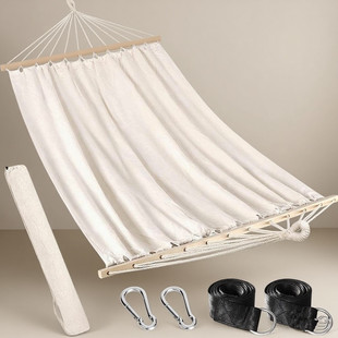 Outdoor Camping Swing Cross-Border Travel Camping Wooden Stick Large Outdoor Hammock Backpack Bag Carabiner Strap