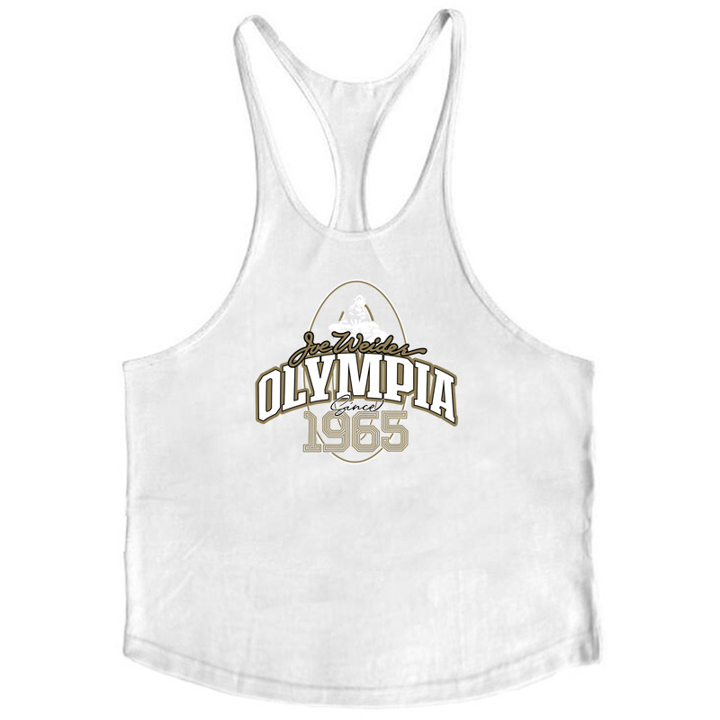 Othsey Fitness Vest European and American Muscle Men's Bodybuilding Gym Base Shirt Thin Shoulder Strap Pure Cotton Foreign Trade AliExpress Trendy Othsey Fitness Vest European and American Muscle Men's Bodybuilding Gym Base Shirt Thin Shoulder Strap Pure Cotton Foreign Trade AliExpress Trendy
