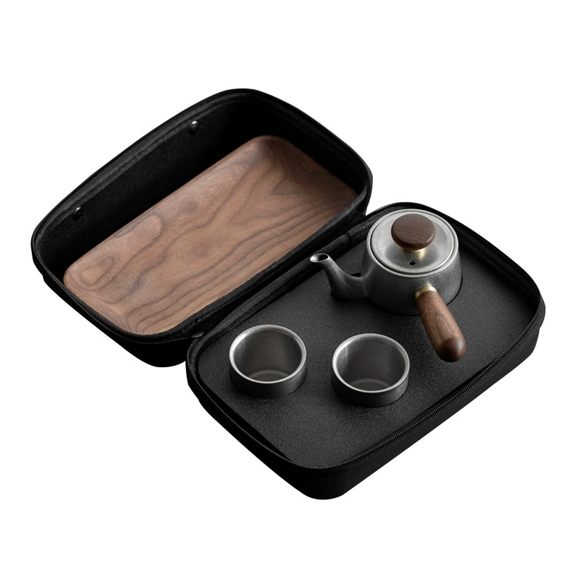 Travel tea set, handheld coffee teapot for traveling
