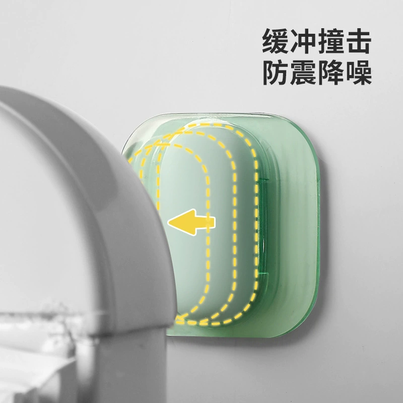 Дверная ручка Накладка для предотвращения столкновений Силиконовая наклейка на входную дверь Холодильник Дверной барьер Наклейка на заднюю стену Антистолкновение Артефакт Дверной протектор шкафа