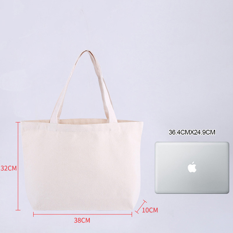 wow bolsas de lona personalizadas bolsas de lona publicitarias de estudiantes bolsas de lona personalizadas de hombro en blanco bolsas de lona personalizadas