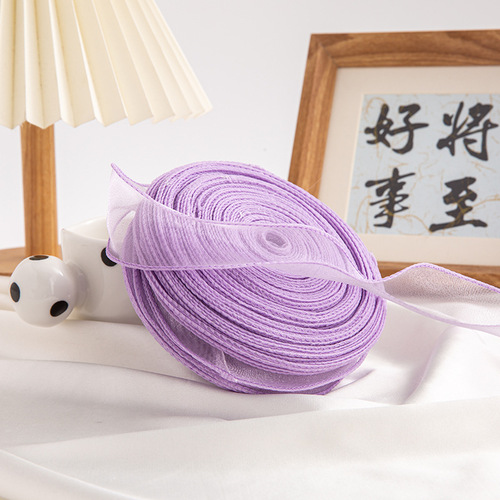 Large plate of 50 yards fishtail yarn ribbon wholesale factory direct selling flowers baked ribbon wavy yarn bow satin ribbon