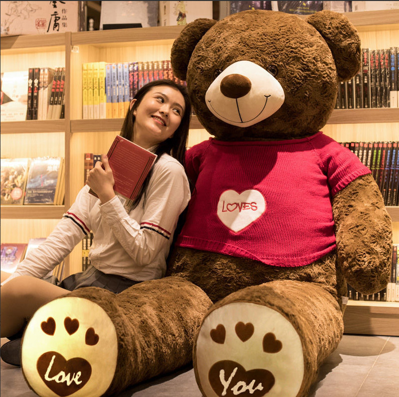 Gran Oso De Envío gratis en línea producto de la celebridad muñeca del oso de peluche muñeca de la generación de peluche TikTok puesto Oso de juguete