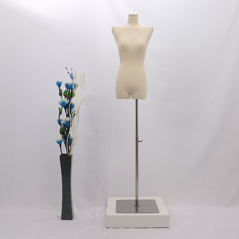 Hombro plano modelo femenino venta al por mayor tienda de Ropa Accesorios modelo de ropa de mujer estante maniquí soporte de exhibición modelo de media longitud