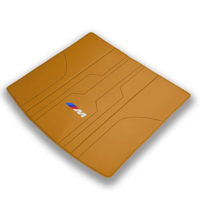 Trunk Mat Mat, 23 Models of Bmw - microfiber-leather-cognac-color-m-label-bmw-z4-trunk-mat