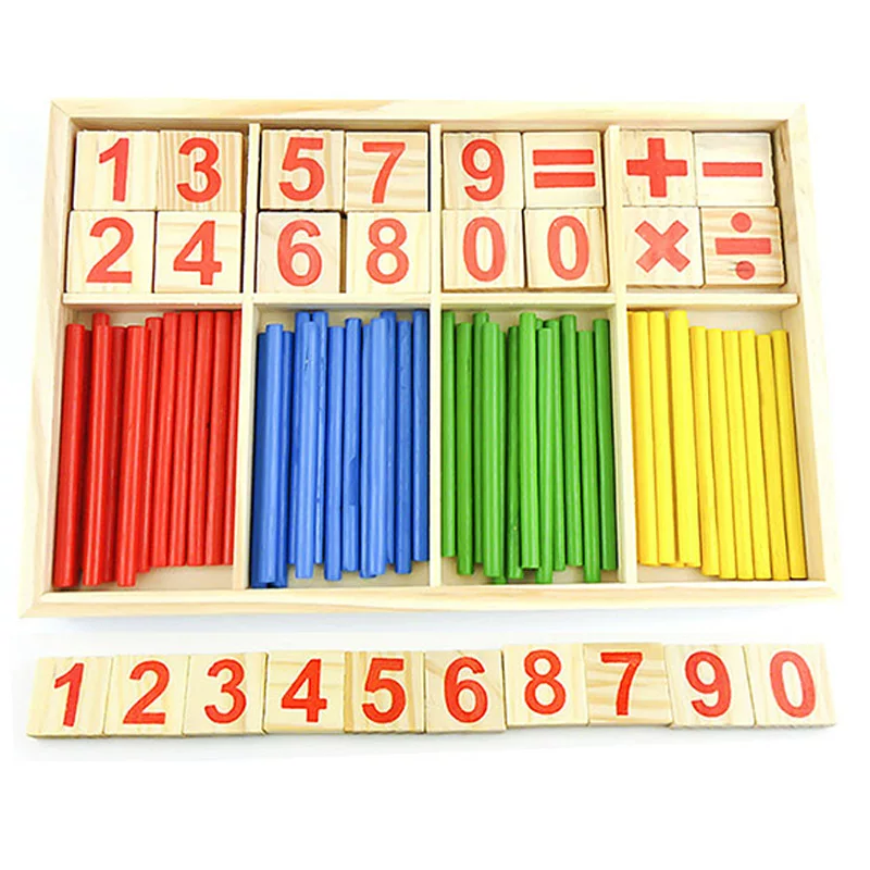 Teaching aids for kindergarten for teaching maths, counting sticks for elementary school students, addition and subtraction