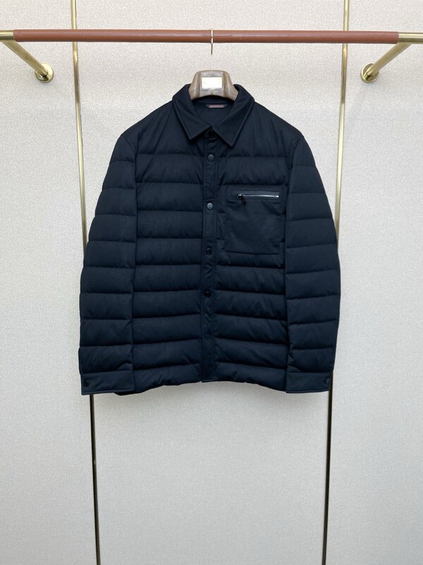Zegjeniez men's new cotton blend down jacket with a turn-down collar, wear-resistant and scratch-resistant, pre-treated Zegjeniez men's new cotton blend down jacket with a turn-down collar, wear-resistant and scratch-resistant, pre-treated