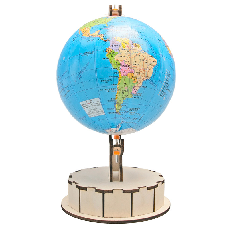 Ciencia y tecnología pequeños estudiantes de primaria y secundaria DIY hechos a mano paquete de materiales de globo modelo geográfico infantil ayuda didáctica