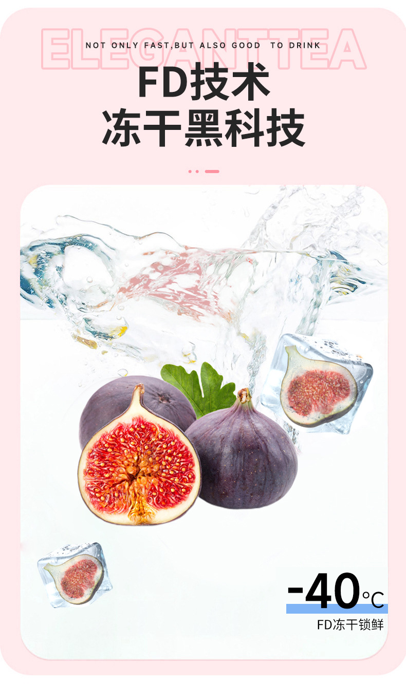 Freeze-Dried Figs (Ficus carica) — 160g Pouch, Ready-to-Eat Snack & Bakery Ingredient quality and texture