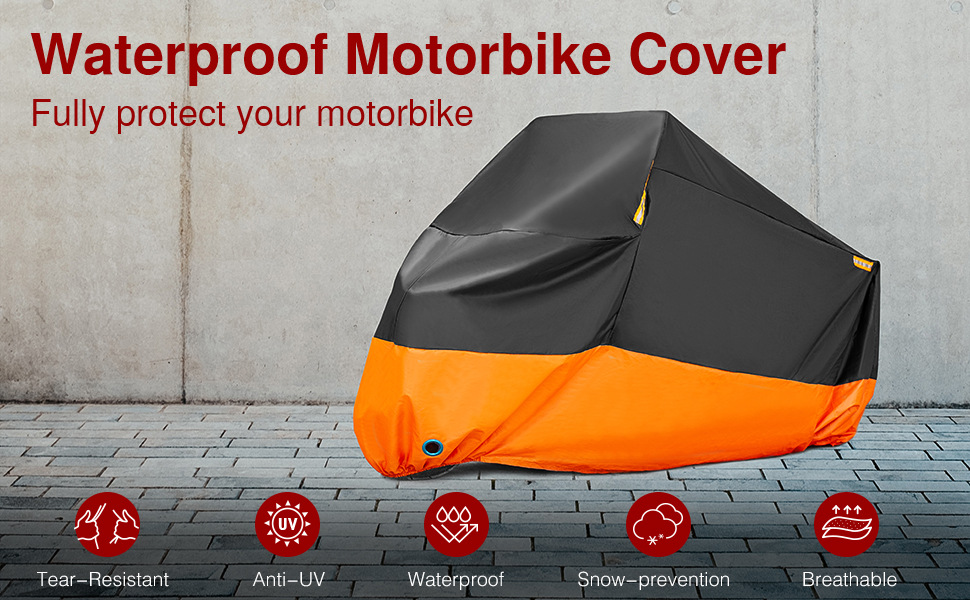 Motorcycle Garment with Reflective Strip Oxford Cloth Dustproof Rainproof Sunscreen Motorcycle Cover Electric Vehicle Sunshade Garment