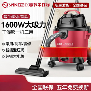 Yangzi Vacuum Cleaner Household Large Suction Strong High Power Commercial Car Decoration Special Industrial Vacuum Cleaner