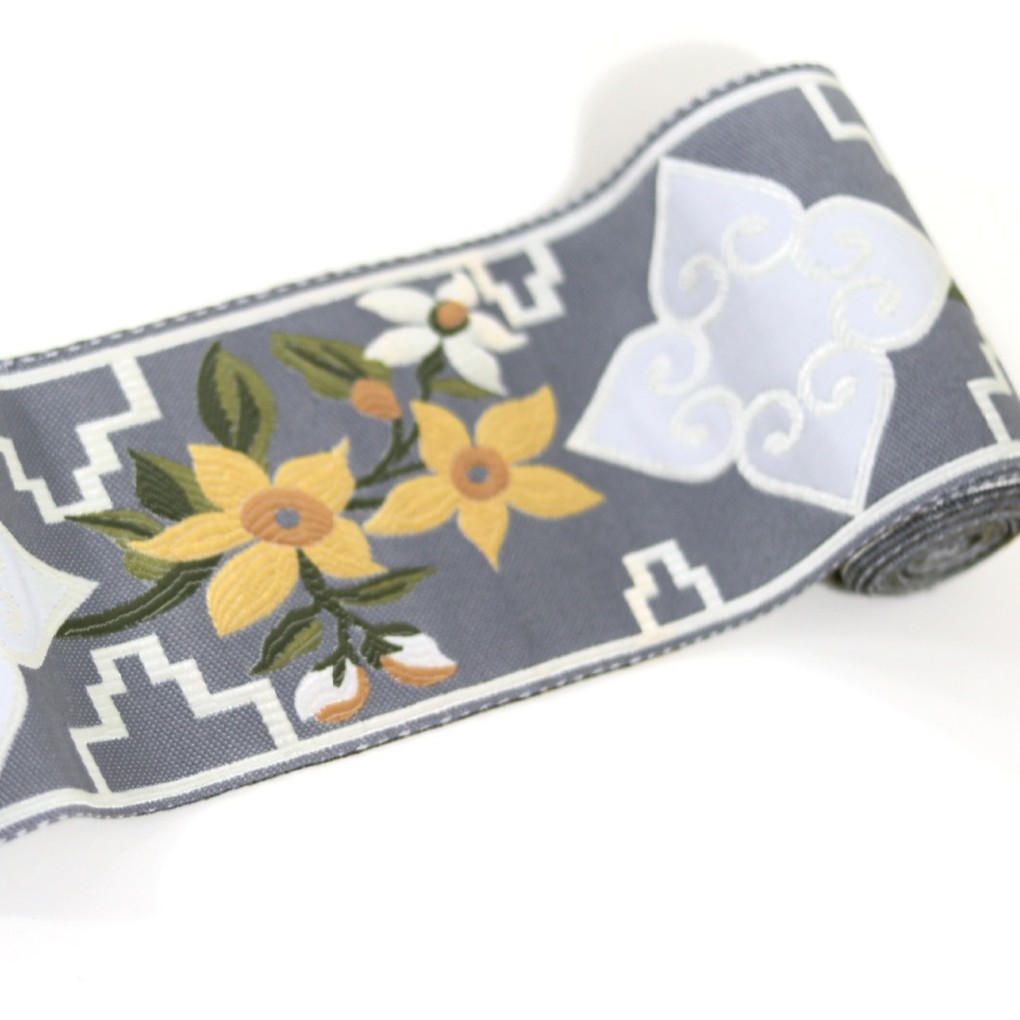 Banda jacquard de alta precisión de 9cm de ancho Hanfu falda de cara de caballo cojín de sofá mesa bandera de cama almohada costura de ropa encaje