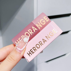 HERORANGE~ Water-Glow Bubble Mirror Lip Glaze: Long-Lasting, Hydrating, Plumping Lip Balm with a Moisturizing, Glassy-Like Sheen