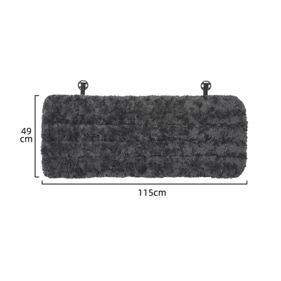 Seat cushion, seat cover: Thickeneded Lumbar Support Integrated Car - gray-integrated-rear-seat-cushion-115cm