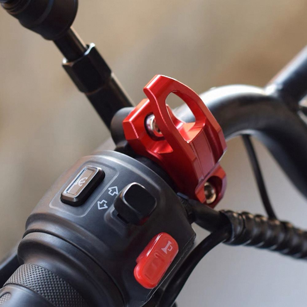 Suitable for Haojue Uhr150 Modified Aluminum Alloy Handlebar Storage Hook, Brake Pump Helmet Hook Accessories