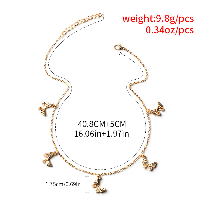 New butterfly pendant necklace fashion clavicle chain