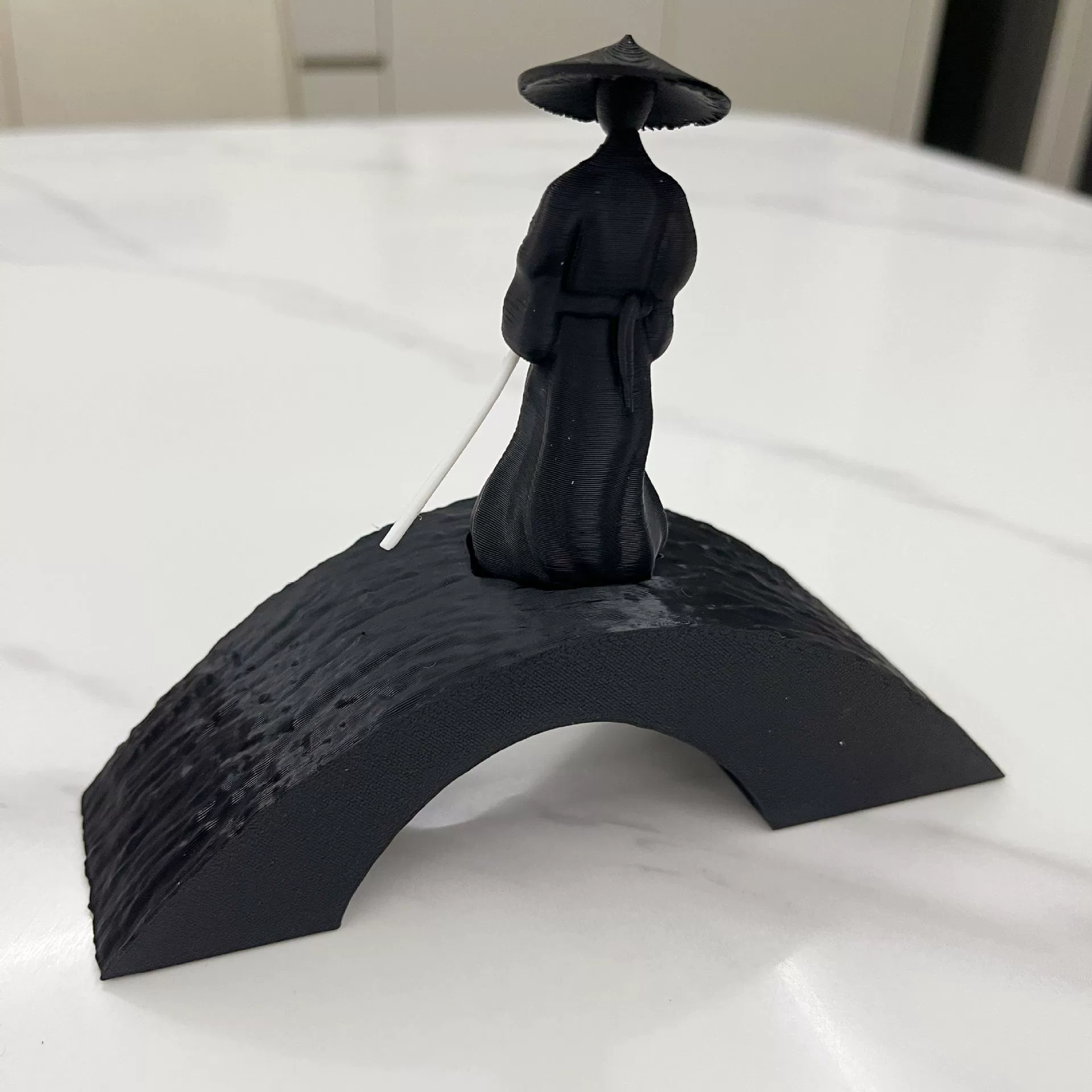 Уникальное креативное 3D-печатное изделие, изящная фигурка для домашнего декора «Самурайский мост»