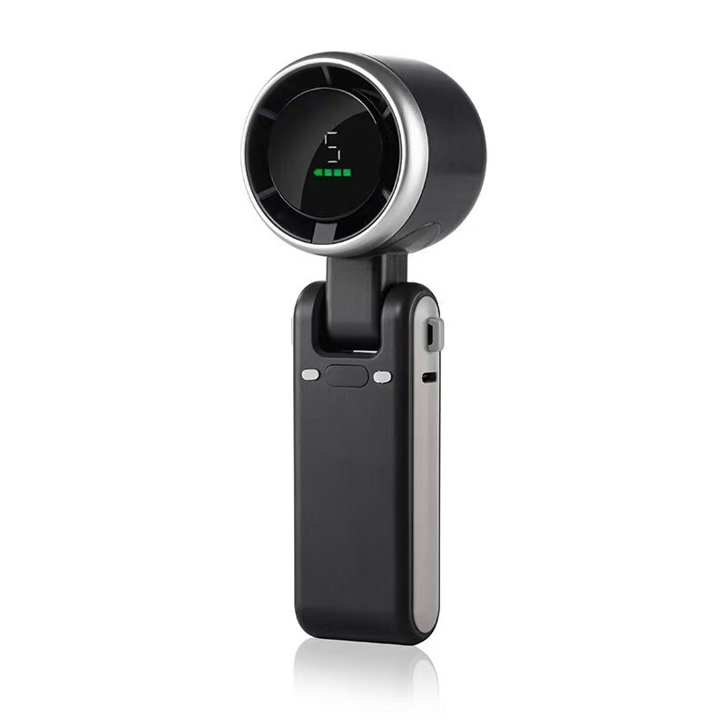 国境を越えた新しいホットモデル K801 氷湿布高速ハンドヘルド小型ファン 100 速折りたたみ式冷却暴力ファン USB|undefined