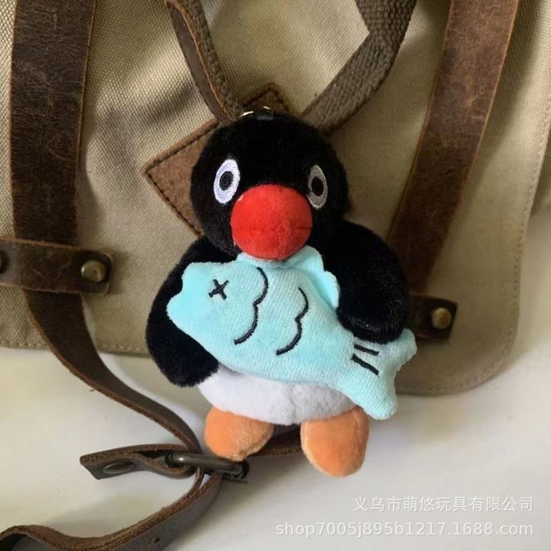 かわいいぬいぐるみ市場のペンギンストラップ人形キーホルダーカップルバッグ掛け誕生日プレゼント玩具卸売り|undefined