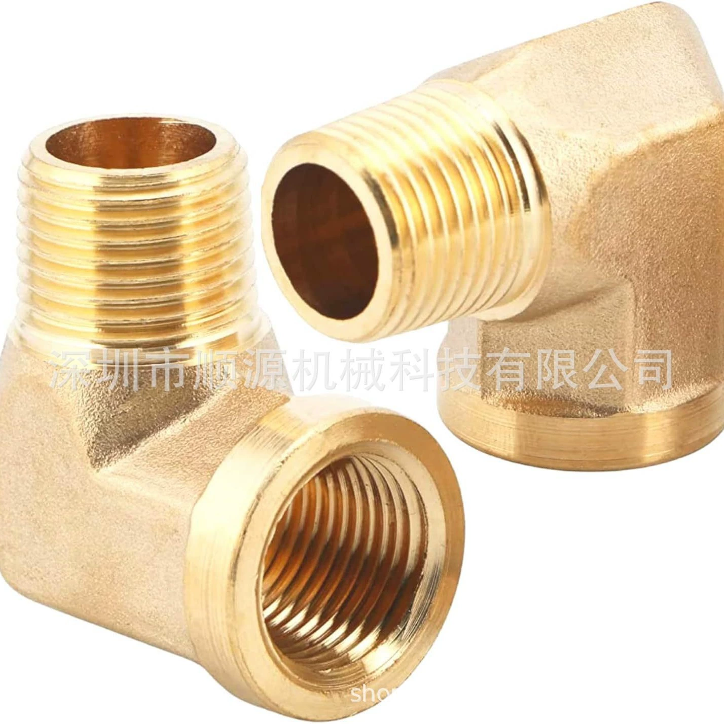 Полная медь NPT плоский прямоугольный шарнир квадратного медного колена Давление масла Прямой угол колена