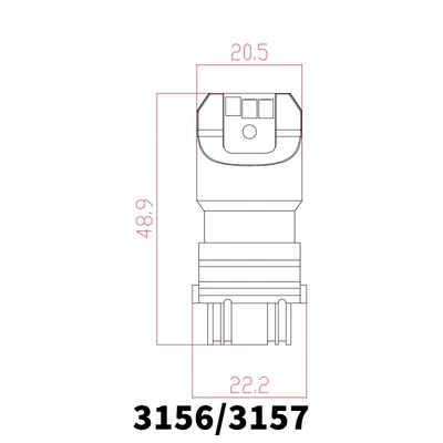 Dönmə işıqları | Brake Light 3156 3157 High