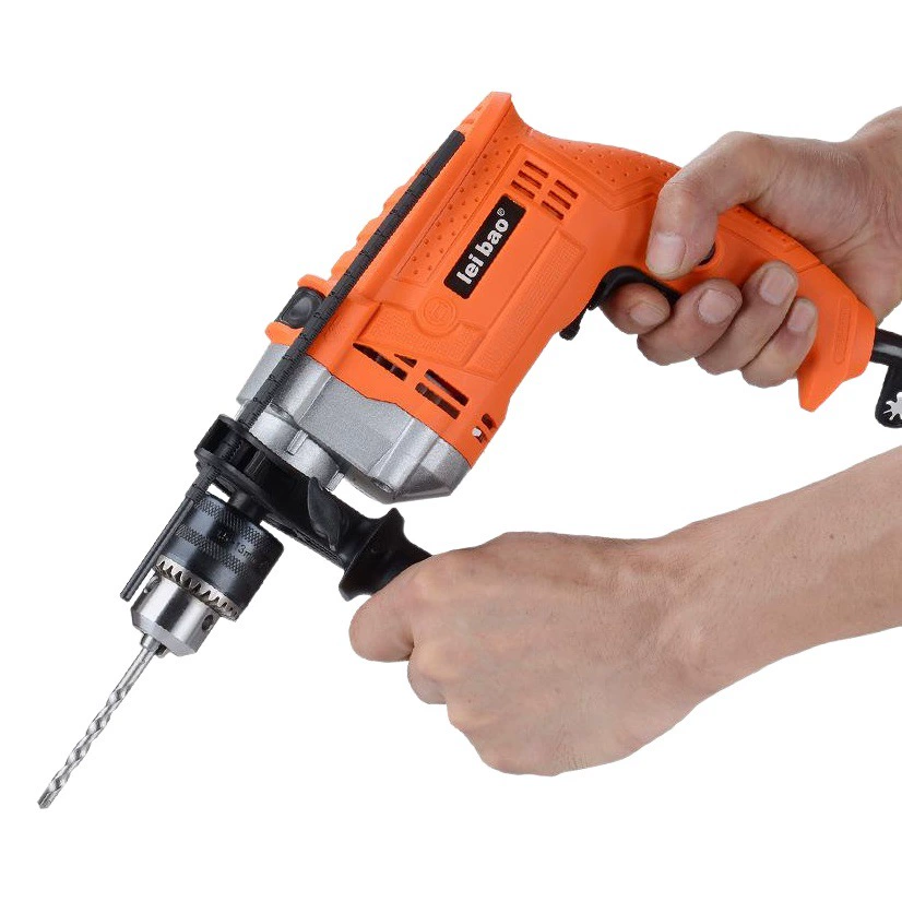 Многофункциональная ударная дрель, бытовая электрическая дрель, мощная пистолетная дрель двойного назначения, электроинструмент с амортизацией и высокой мощностью.