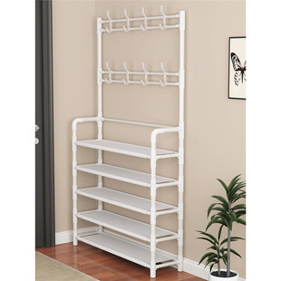 Shoe Rack for Home Entrance Multi-Layer Simple All-In-One Shoe and Hat Rack Shoe Storage Rack Shoe Cabinet for Rental House Dormitory