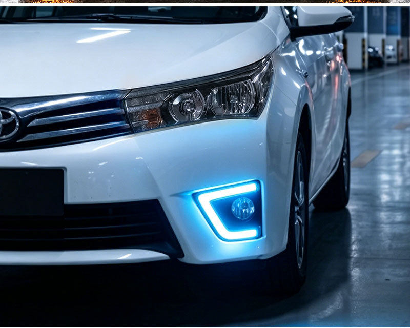Suitable for 2014-2016 Toyota Corolla Daytime Running Light Modification Led Fog Lights Toyota Crolla Drl