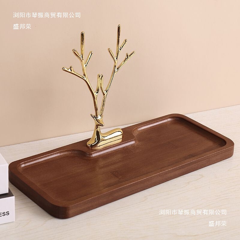 Light Luxury Entrance Door Key Watch Storage Rack Home Entrance Tray Living Room Room Desktop Entrance Decoration