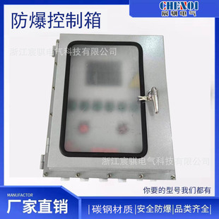 Zhejiang Chenqi Carbon Steel Explosion-Proof Temperature Control Instrument Box Ip66 Explosion-Proof Box with Window