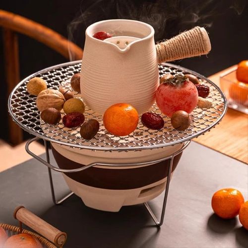 围炉煮茶罐罐茶煮茶器具陶壶煮茶壶家用烤茶罐煮奶茶罐泡茶壶套装