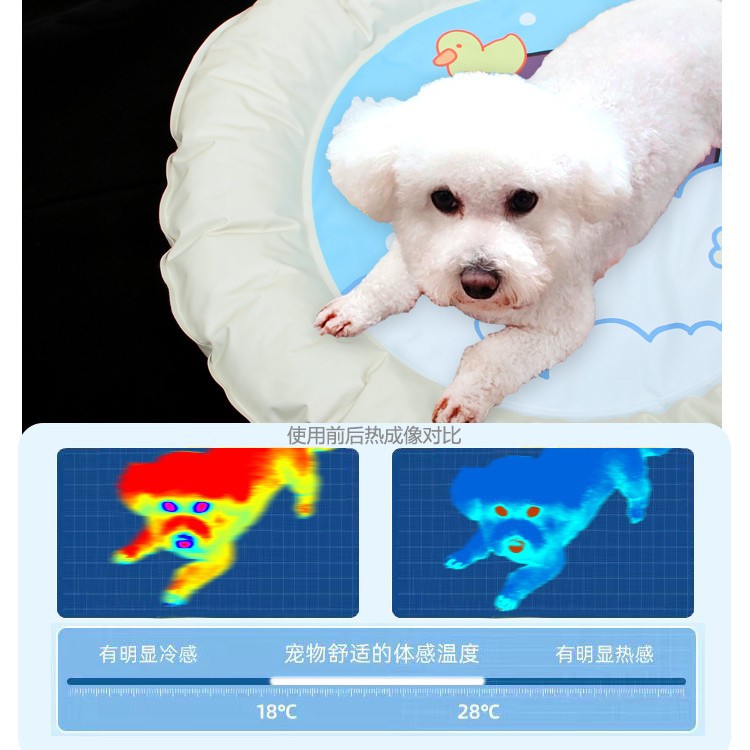 Nido de hielo para mascotas, alfombrilla de hielo para perros, alfombrilla para perros y gatos, producto de enfriamiento de verano, fabricante, cuadrado redondo