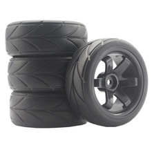 1:10模型车HSP94123竞速轮胎田宫TT02京商FW06房车D3通用平跑轮胎