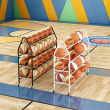 幼儿园篮球收纳架摆放存放架儿童排球皮球装球框足球置物移动球车
