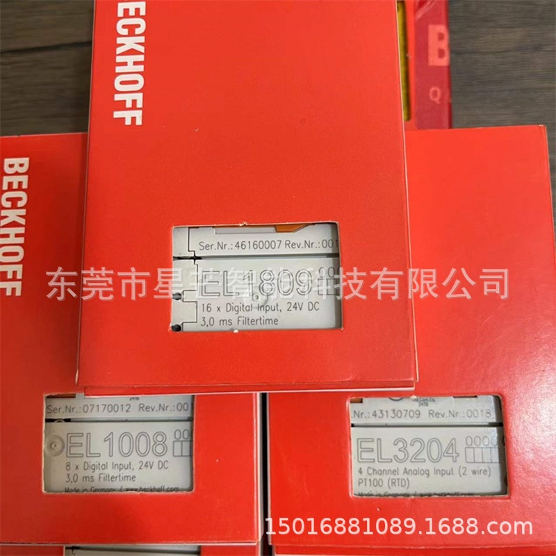 倍福EL3024模块EtherCAT端子德国BECKHOFF模块EL3068全新原装现货