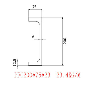 Ӣ�˲��PFC200x75x23�R����a���l���ۃr��